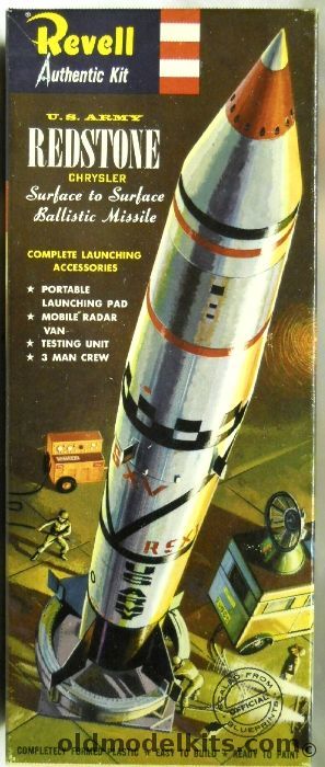 Revell 1/110 Redstone US Army Rocket - 'S' Issue, H1803-79 plastic model kit